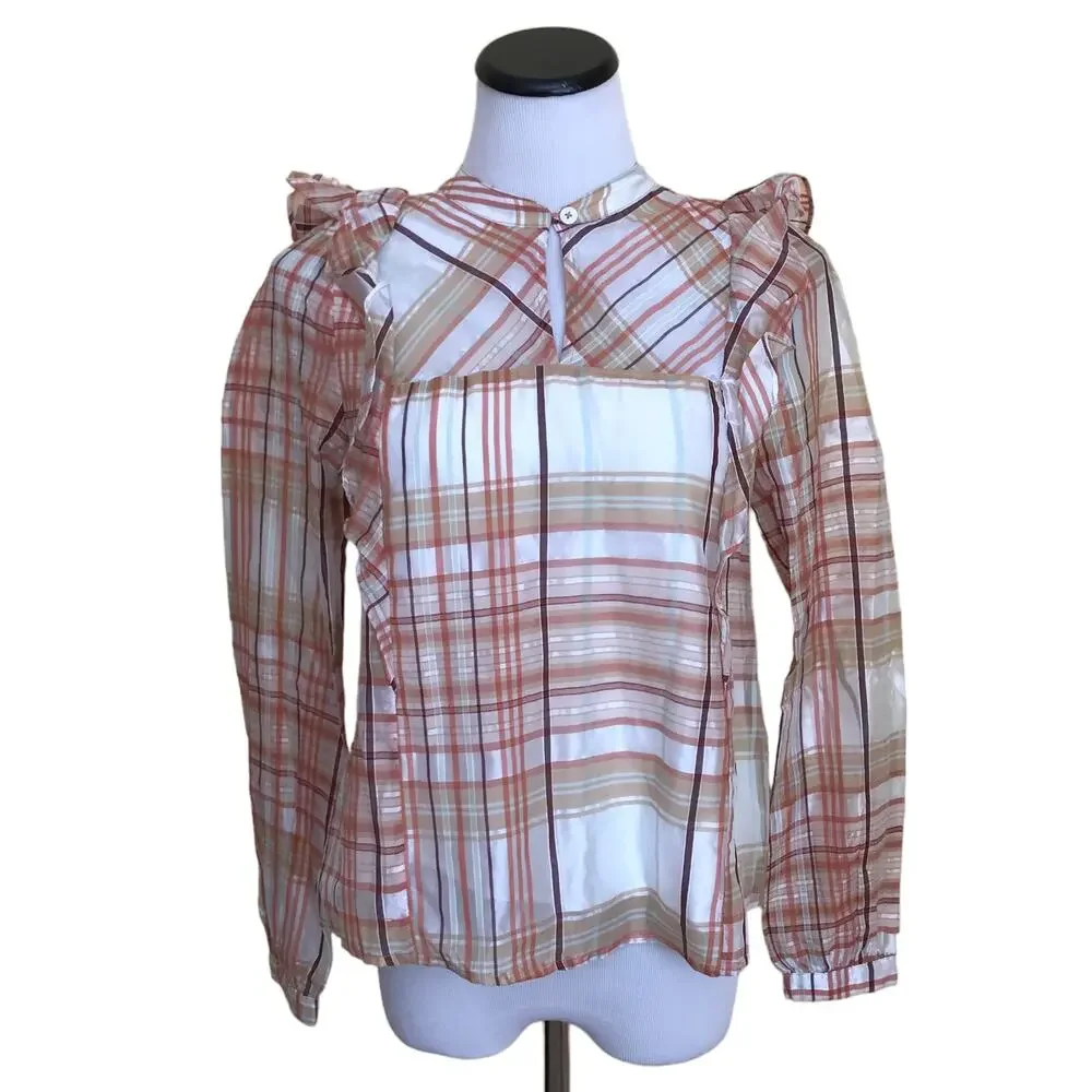 Anthropologie Current Air Polly Peasant Blouse